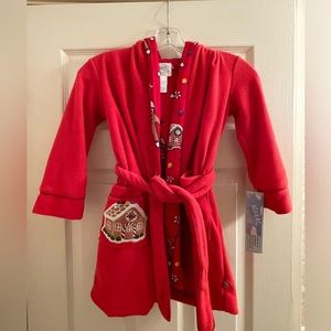 Nick & Nora Holiday Gingerbread Sleepwear Robe